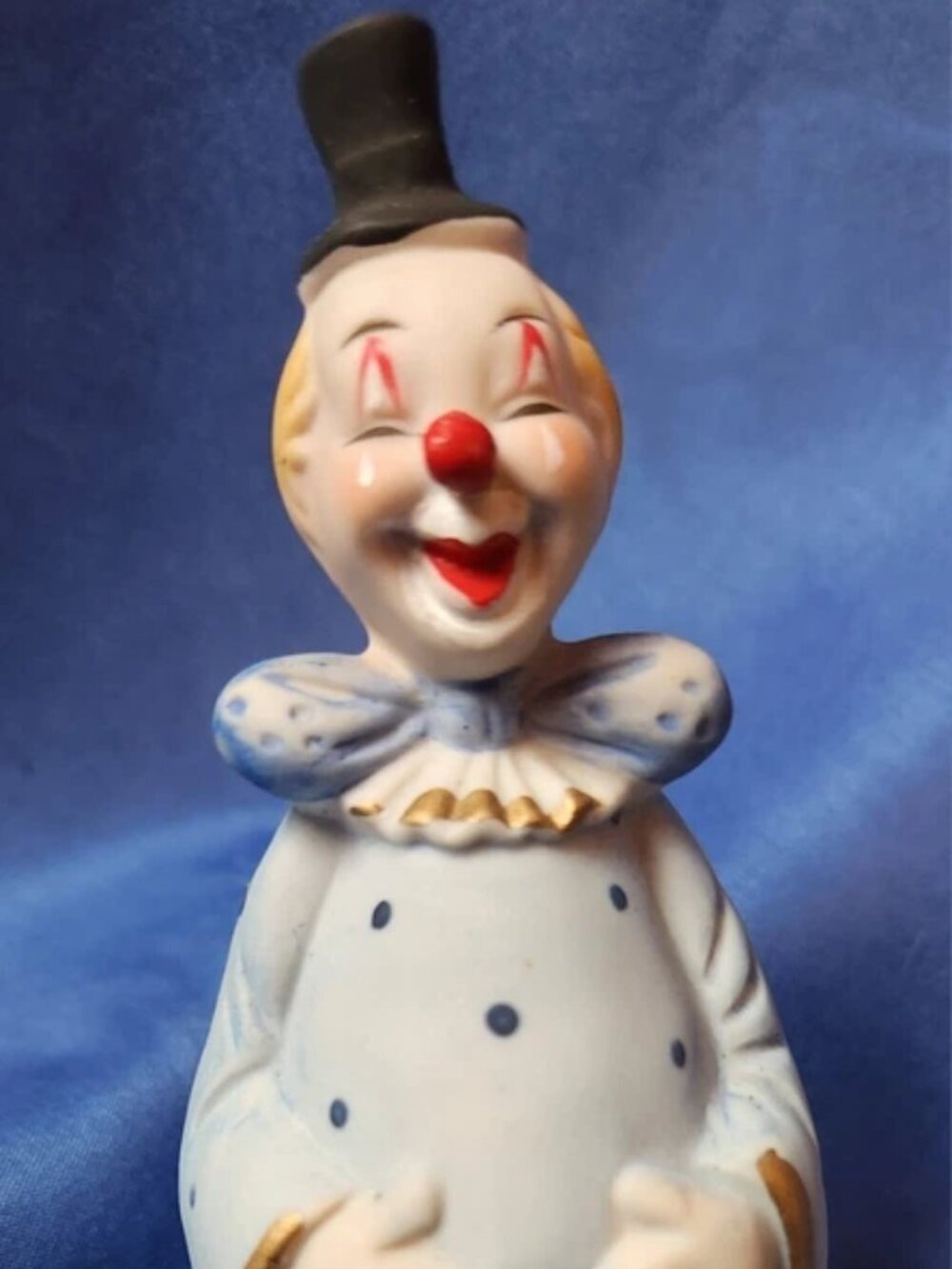 Vintage Clown Porcelain Bell 4.5" Tall Figure A.A. Importing Co Happy Circus - Picture 3 of 14